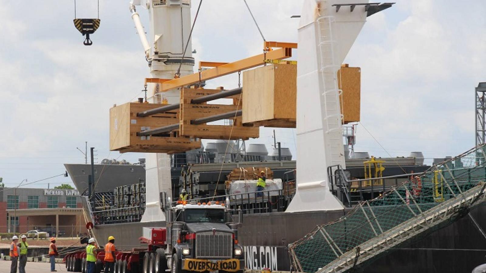 Beaumont port expands for heavy lift projects flexibility